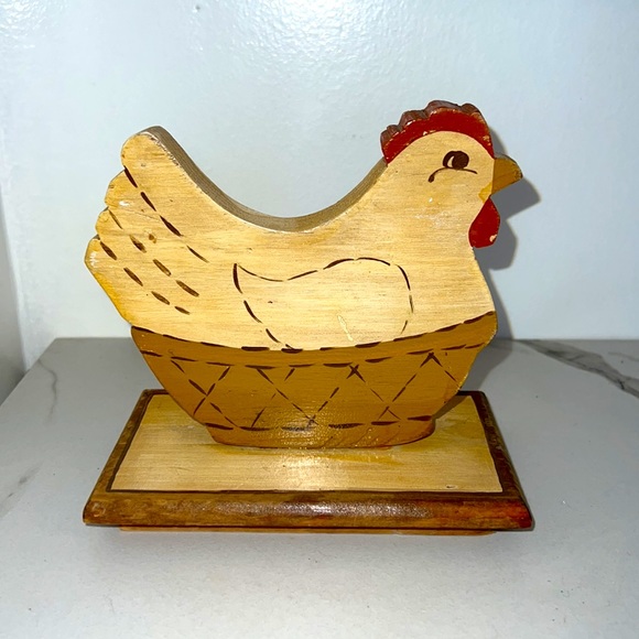Vintage Accents Vintage Wooden Rooster Antique Wood Home Decor Barn House Or Western Style